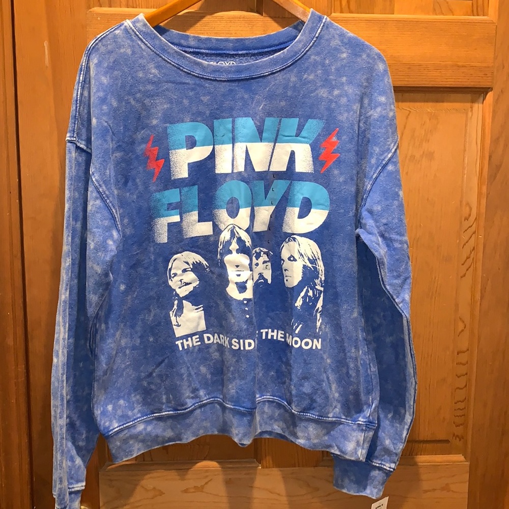 New.  Pink Floyd sweatshirt sz l.